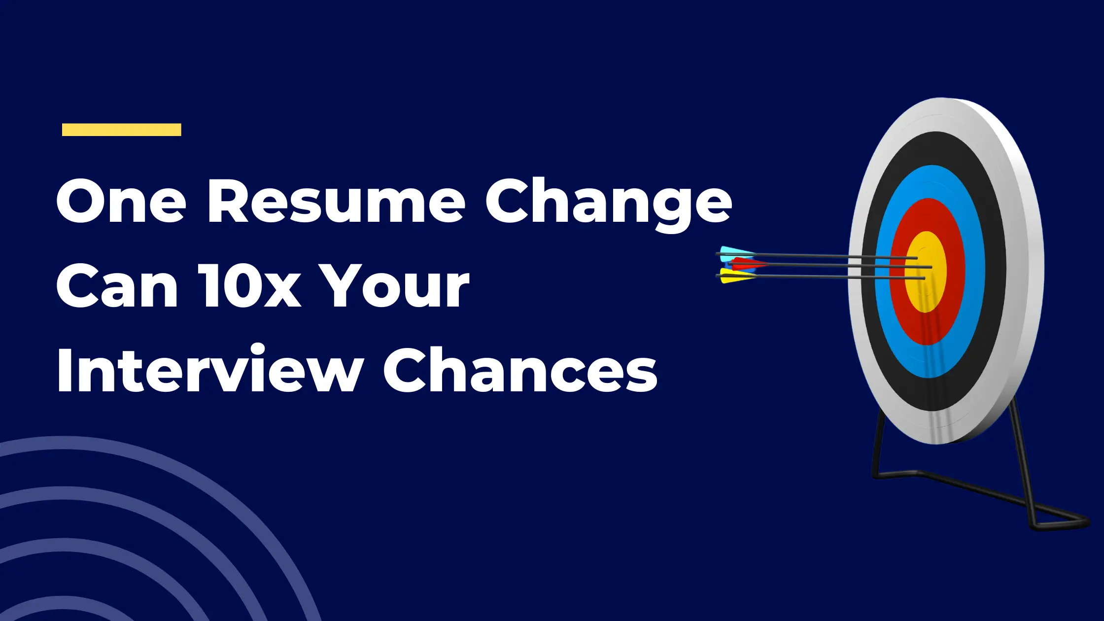 One Resume Change Can 10x Your Interview Chances